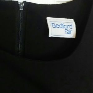 Bedford Fair Dresses - Black Bedford Fair Lifestyles sheath dress Bedford Fair Dresses - Black Bedford Fair Lifestyles sheath dress